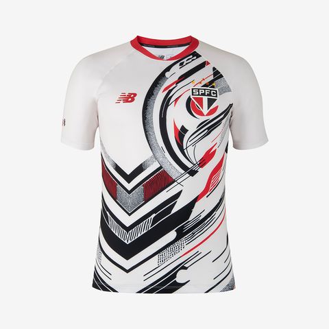 Camisa Pré Jogo Ii Spfc 2025 Masculina — New Balance