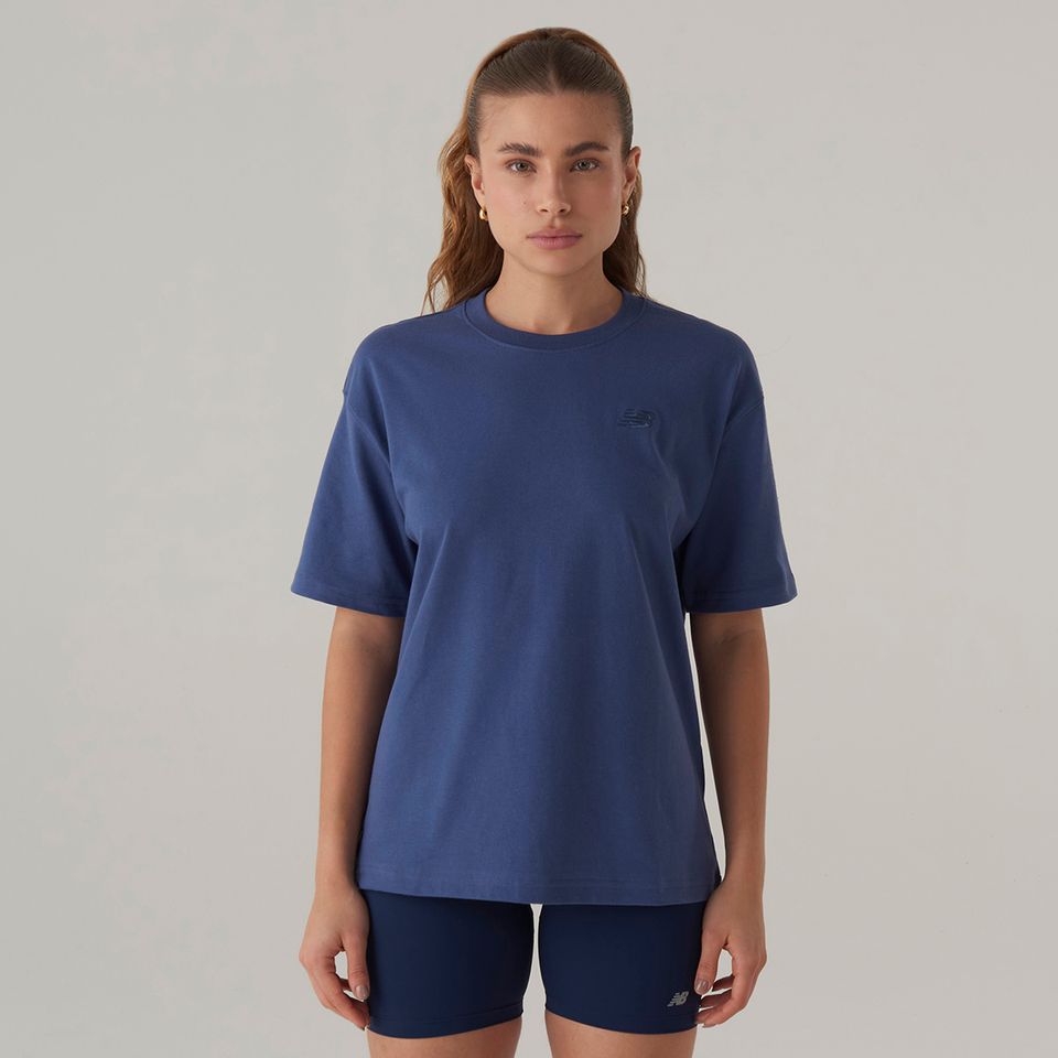 Camiseta Oversized Small Logo Feminina