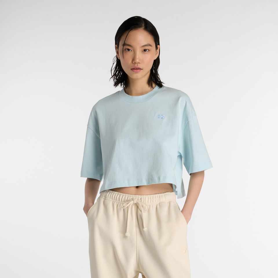 Camiseta Cropped Small Logo Feminina