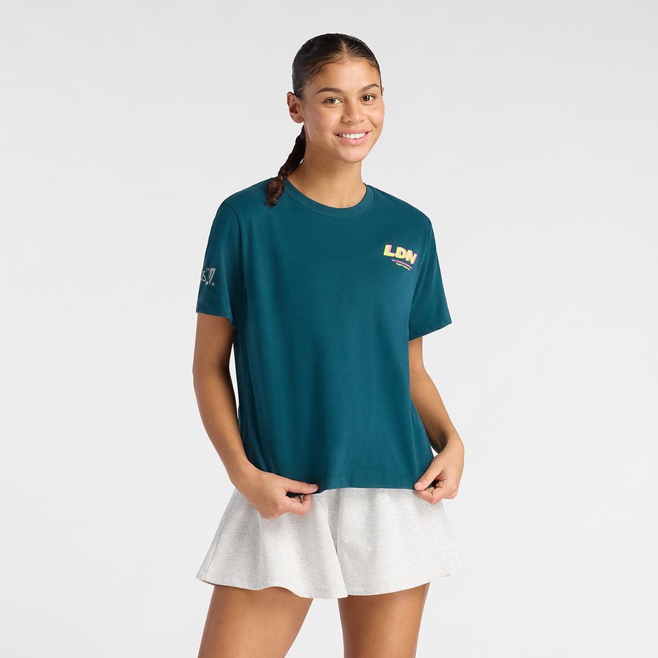 Camiseta London Edition Oversized Graphic Feminina
