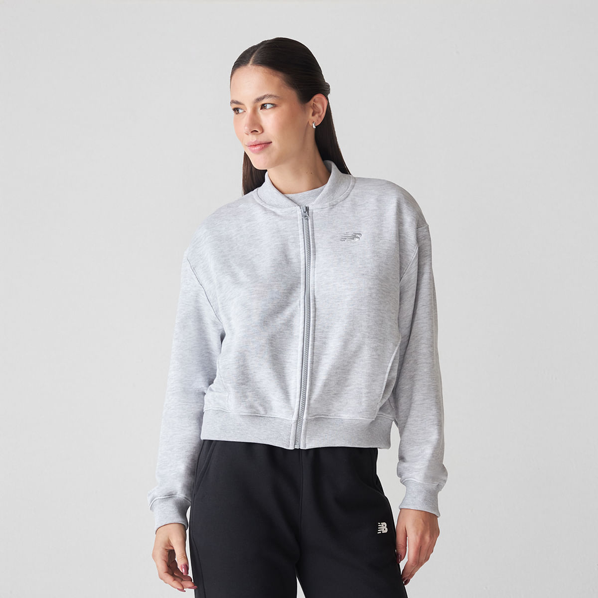 Jaqueta French Terry Bomber Feminina