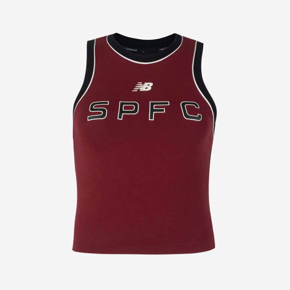 Regata Cropped Spfc X Nb Feminina