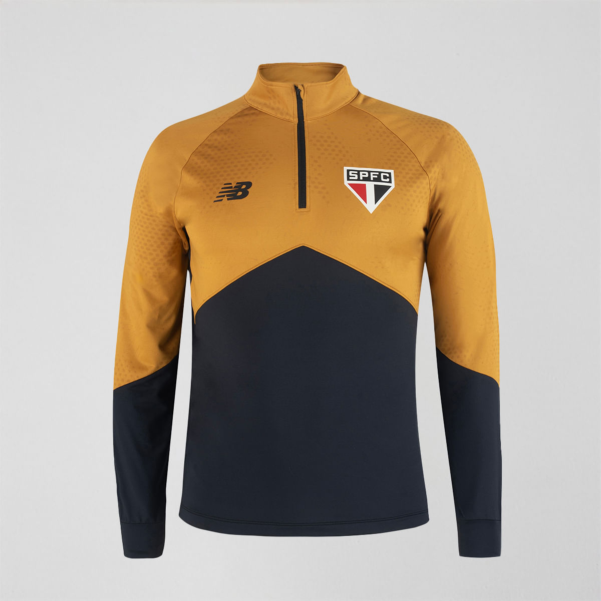 Blusa Manga Longa 1/2 Zíper Treino Spfc 2026 Masculina