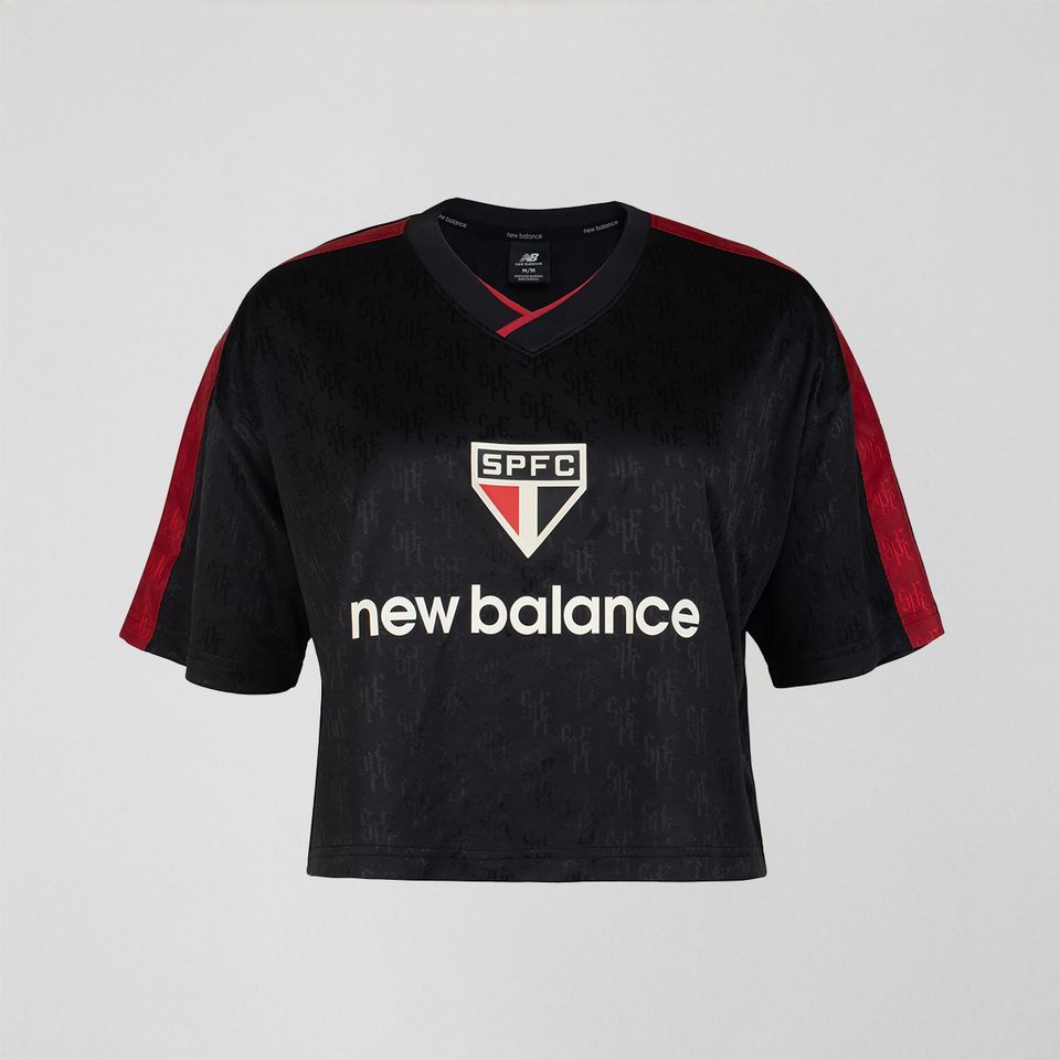 Camisa Jersey Cropped Spfc Football 2026 Feminina