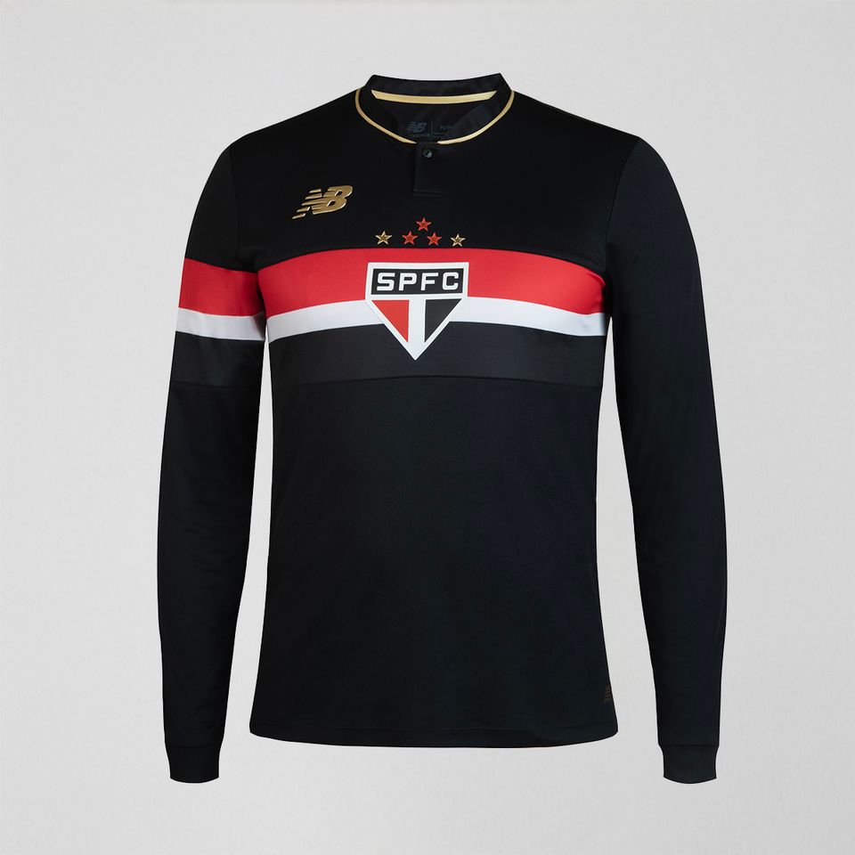 Camisa Manga Longa Comemorativa Spfc 2025 Masculina