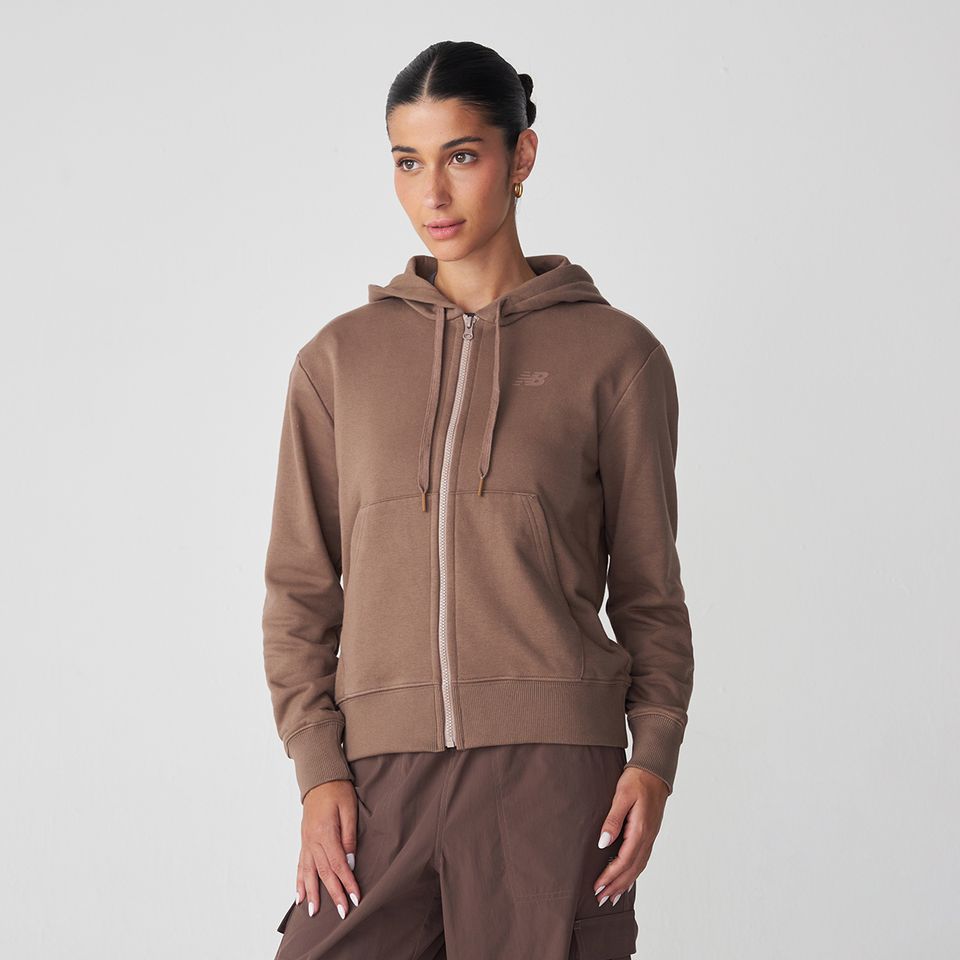 Casaco com Capuz Sport Essentials Full Zip (sem Felpa) Feminino