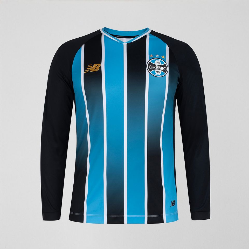 Camisa Manga Longa Home Grêmio 2026 Masculina