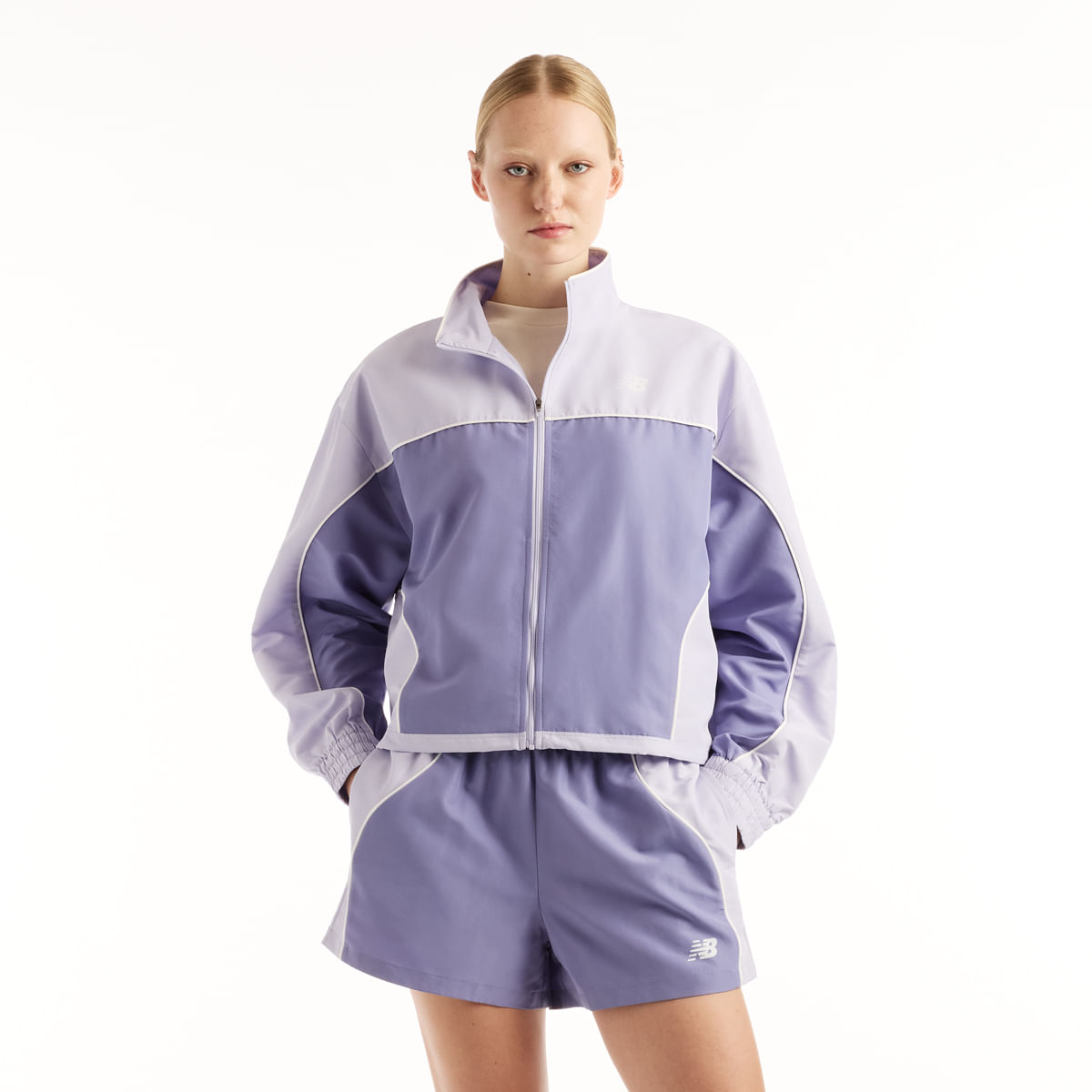 Jaqueta Trackside Woven Feminina