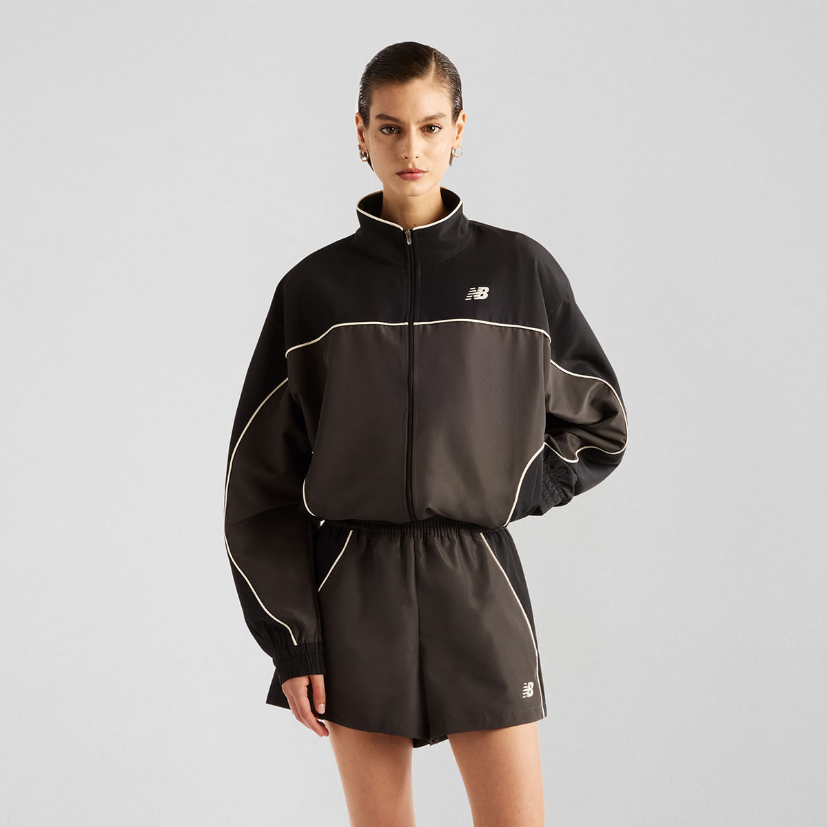 Jaqueta Trackside Woven Feminina