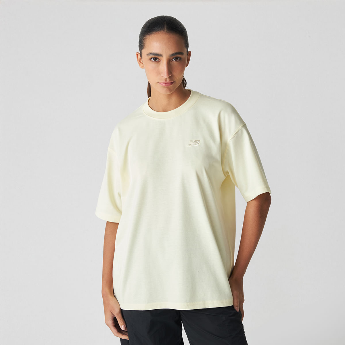 Camiseta Oversized Small Logo Feminina