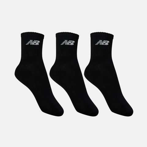 Meia Kit 3 Pares Casual Liso - Cano Alto Unissex — New Balance